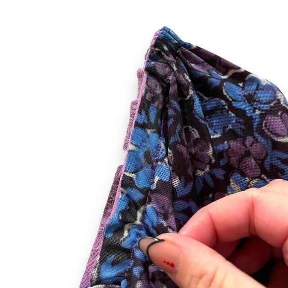 ROTATE | BIRGER CHRISTENSEN Floral Printed Halterneck Ruched Mini Dress | Small - Picture 15 of 16